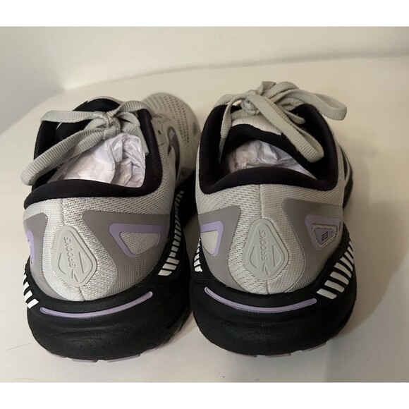 Size 9 - Brooks Adrenaline GTS 23 Gray And Lavender Womens EU 40.5 - Picture 6 of 12